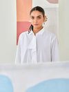 White Asymmetric Shirt
