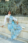 Almond Blossoms Saree