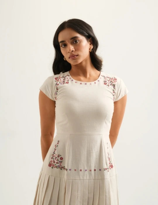 NURI PLEATED DRESS