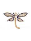 Blue Dragonfly Brooch