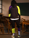STRAIGHT COLOR BLOCKING PANTS