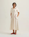 CIRCLE EMBROIDERED DRESS