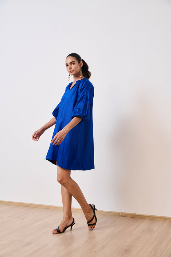 Blue Short Party Dress