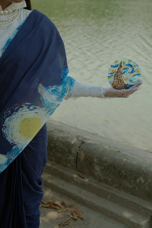 Starry Night Saree