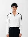IVORY SHADOWED GLIMMER SHIRT