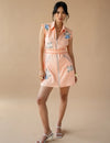 Peach Short Dress