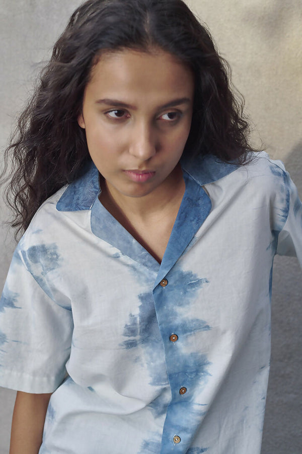 Sky Blue Unisex Shirt & Pants Lounge Set