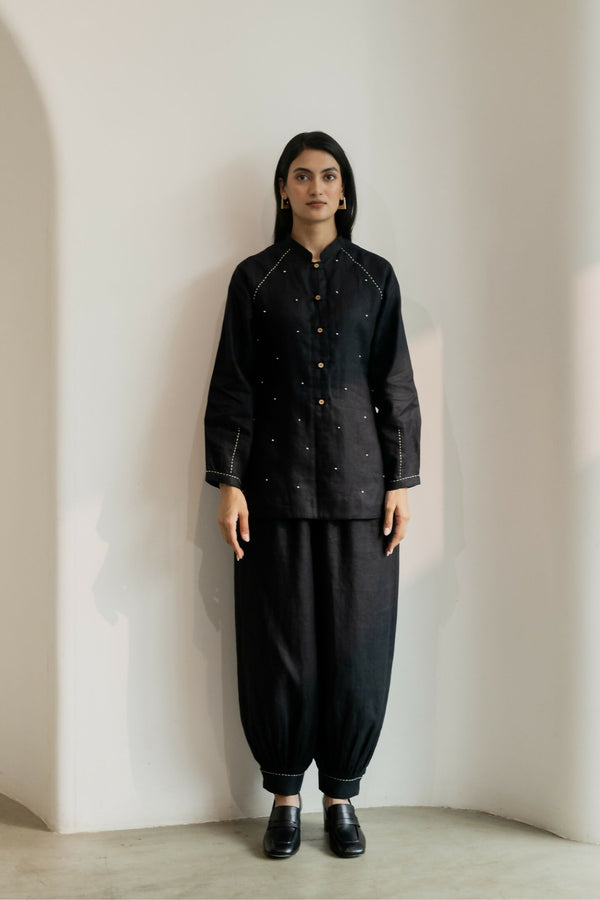 Ebony Black Harem Pants