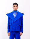 CELESTIAL DRIFT HOODED BLAZER
