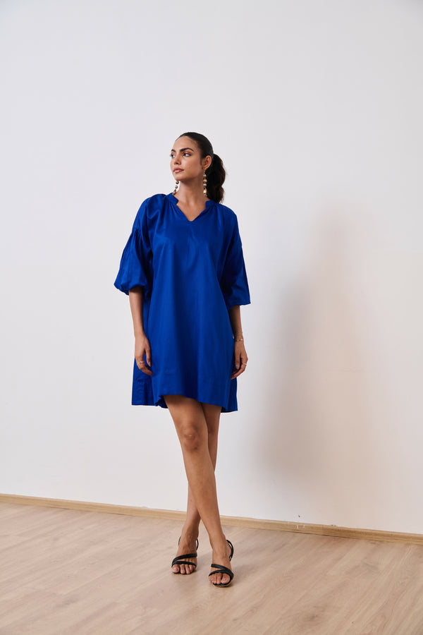 Blue Short Party Dress