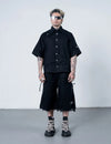 Spider-Web Collar Shirt