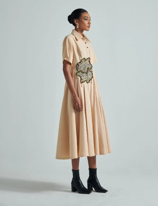 Sandstone Bloom Dress