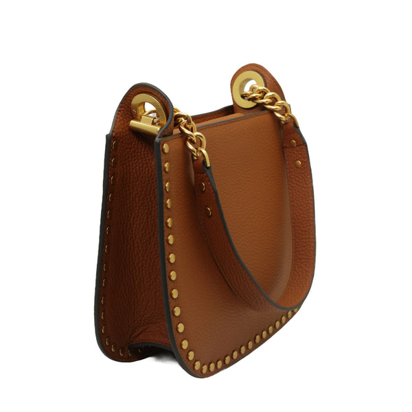 JENA X TAN Studded Shoulder Bag