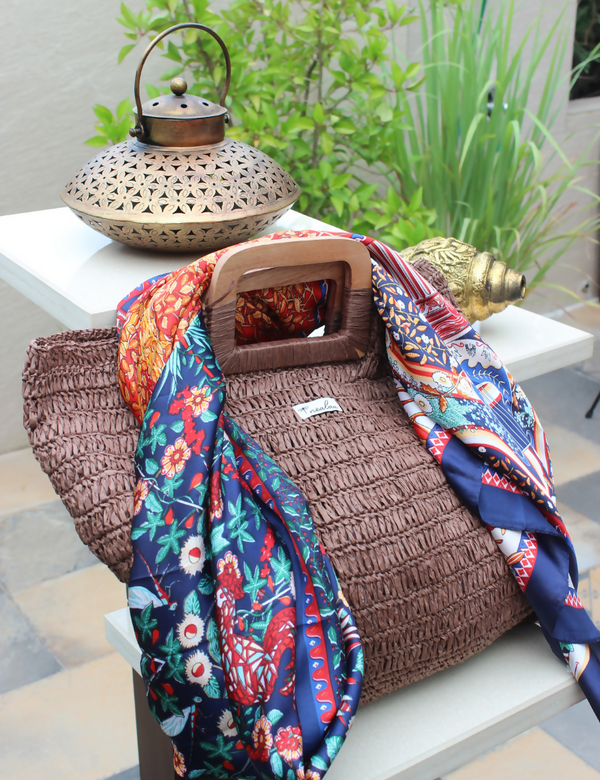 Raffia Coffee Tote