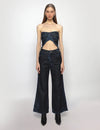 Diffused Denim Pants