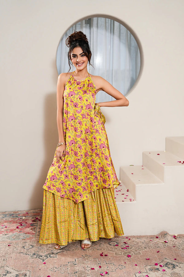 Jasmine Pearl Gharara Set