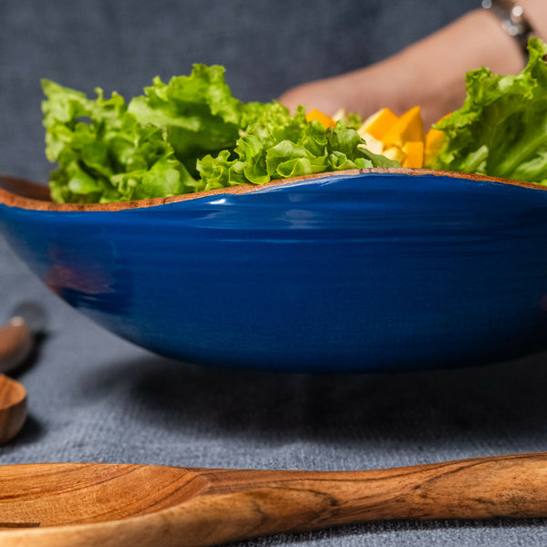 Salad Bowl - Abstract Blue