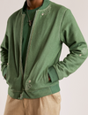 Multi Serpent Embroidered bomber - Green