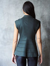 Logus Green Peplum Top